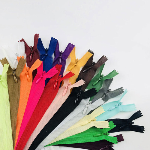 23 Cremalleras Invisibles De Nailon De 25 Cm, Cremalleras Mu