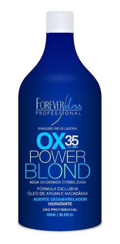 Imagem 1 de 3 de Água Oxig. Matizadora Liss Power Blond Ox 35 Volumes-obeleza