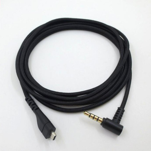 Cable De Repuesto De Audio Para Auriculares, Cable De Negro