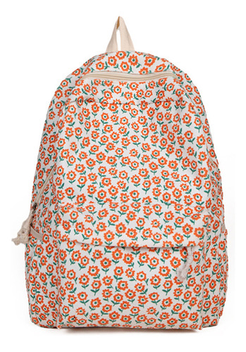 Mochila Floral F Girl Campus Flower Fashion Mochila B, Paque