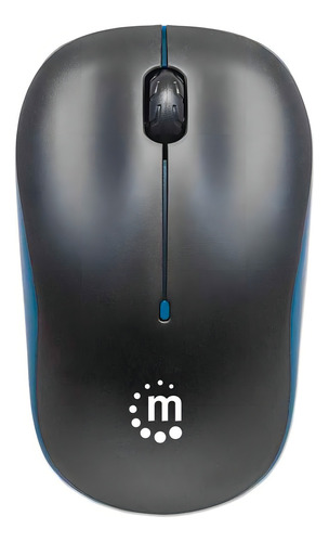 Mouse Manhattan Óptico Success, Inalámbrico, Usb, 1000 Dpi Color Negro