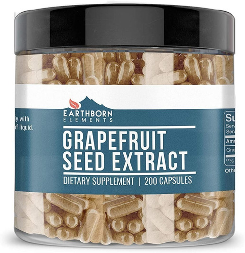 Earthborn Elements  Grapefruit Seed Extract 375mg 200 Caps