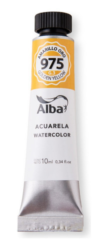 Acuarela Alba 10ml.amaarillo Oro 975