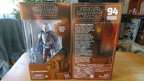 Star Wars Black Series 6 The Mandalorian Carbonized Grafito