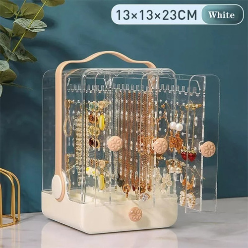 Organizador De Joyas Aretes Collares Anillos De 4 Divisiones