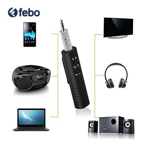Imagen 4 de 7 de Receptor Audio Bluetooth Radio Auto Manos Libres Febo