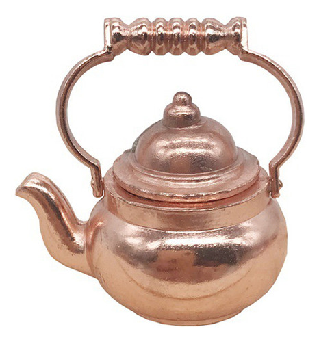 Casa De Muñecas J Kettle Pot Con Tapa Abierta En Miniatura A