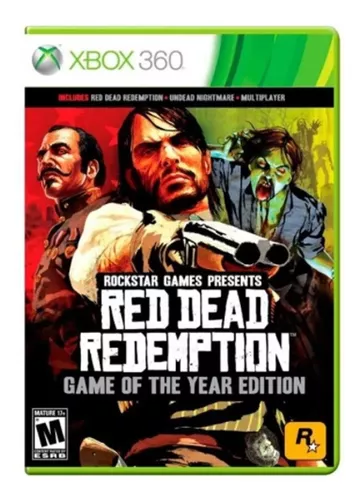 Jogo Red Dead Redemption + Versão Zumbi Xbox 360