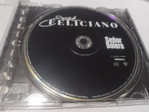 Cd José Feliciano Señor Bolero