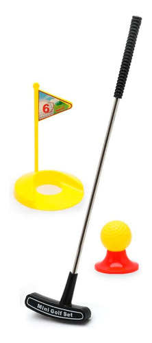 Juego De Golf Niños Palos Pelotas Hoyos Banderas King Sport