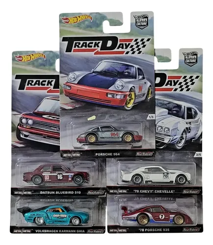 Hot Wheels Conjunto Car Culture Track Day - 2016 | Frete grátis