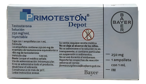 Primo-teston Depot - 1 Ml / 250 Mg