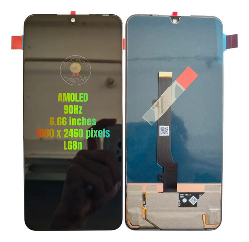 Pantalla Táctil Amoled For Tecno Pova 4 Pro Lg8 Lg8n Pova4