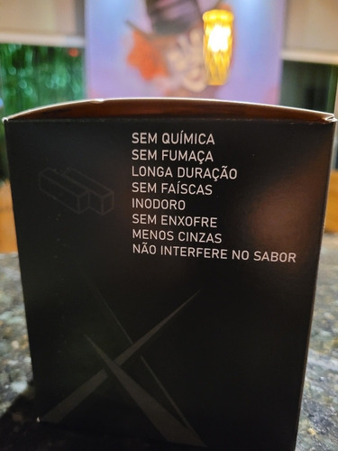 Imagem 2 de 5 de Carvão De Côco Premium De Altíssima Qualidade Para Narguilé