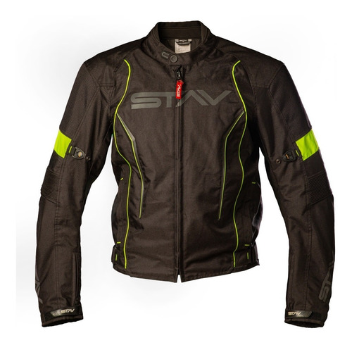 Imagen 1 de 10 de Campera Stav Base Cordura Protecciones Abrasion Control Md!