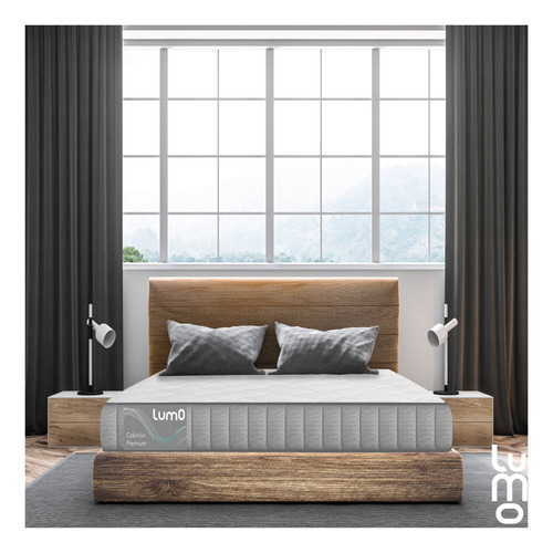 Colchon Individual Memory 18cm Premium 7 Capas Transpirable