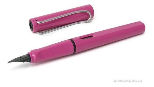 Estilográfica Lamy Safari Pink - Extra Fine Nib