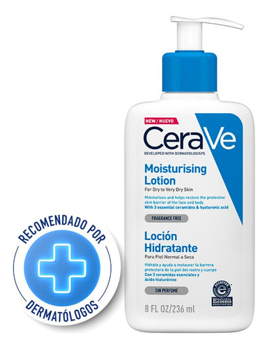 Imagen 1 de 1 de Loción Cerave Hidratante Piel Seca 277ml