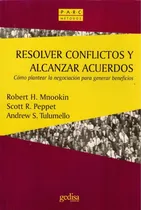 Comprar Resiolver C Onflictos Y Alcanzar Acuerdos