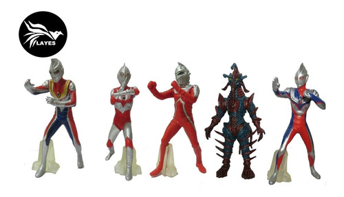 Set 5 Figuras Ultraman Japon / Envio Gratis