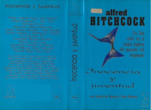Inocencia Y Juventud Vhs Alfred Hitchcock Young And Innocent