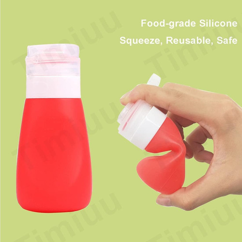Botellas De Aderezo Para Ensaladas Timiuu Con Cepillo De Lim