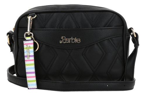 Crossbody Barbie Gorett Chenson Frank Color Negro Para Dama Negro Lisa Níquel Negro