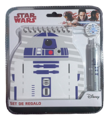 Set Libreta + Lapiz + Clip Star Wars - Disney Original