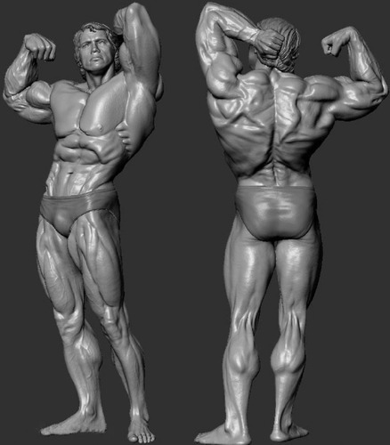 Figura Arnold Schwarzenegger - Fisicoculturismo