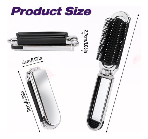 Pincel De Viaje Cepillo Para El Cabello De Viaje Masaje De C