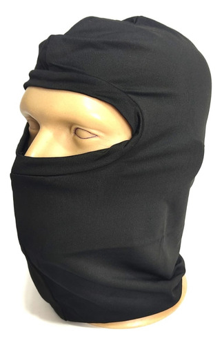 Touca Gorro Ninja Camuflada Protetor Pescoço Preto Un