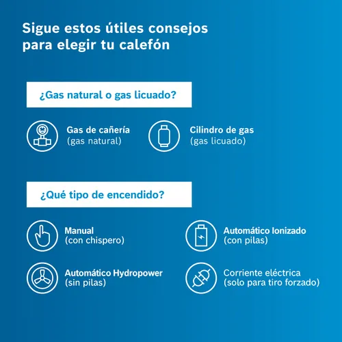 Calefont A Gas Glp 11 Litros Bosch