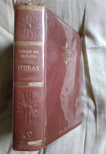 Tirso De Molina 10 Obras 1364p 1964 Tapa Cuero Prologo Notas