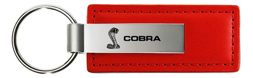 Llavero Rectangular De Ford Cobra (rojo)