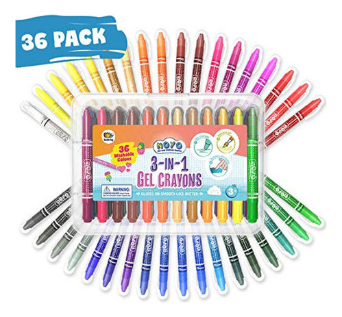 Crayola Crayones  Doodle Hog Noyo Crayones De Gel De 36 Colo