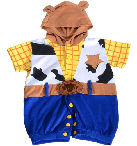 Lito Angels Baby Boys Cowboy Body Onesie Romper Con Capucha 