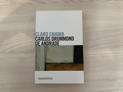 Livro Claro Enigma - Carlos Drummond De Andrade (Usado)