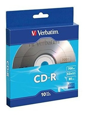Disco Grabable Verbatim Cd-r 700mb 80 Minutos