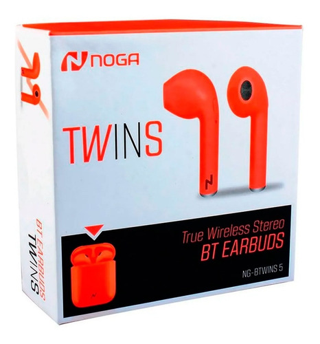 Auriculares Bluetooth Celular Inear Inalambrico Noga Btwins5