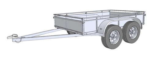 Projeto Carretinha Reboque 2 Eixos Pdf - Trucada P/ Carga