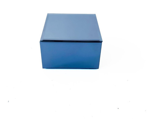 Caja Mediana Espejada Fume Deco Con Espejo Joyero Alajero
