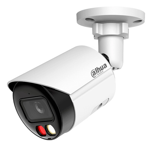Cámara Bullet 6mp Fullcolor 2.8mm Micrófono Ip67 Ir 30m Color Blanco