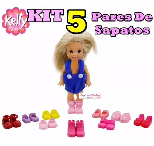 Roupa + Sapato Boneca Kelly Chelsea Evi Love Irmã Barbie 06