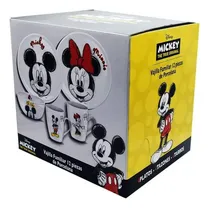 Comprar Vajilla Porcelana Mickey Minnie Mouse Disney 12pz Blanco Mickey Mouse