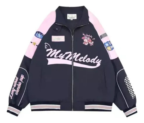 Chaqueta Troquelada Estampada Bordada Rosa Melodía