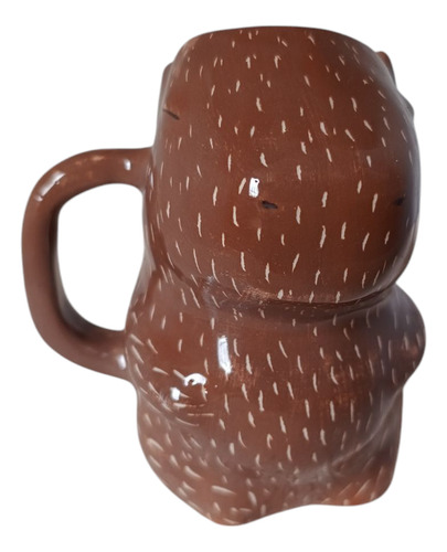 Mate De Cerámica Capibara Chocolate Capibara