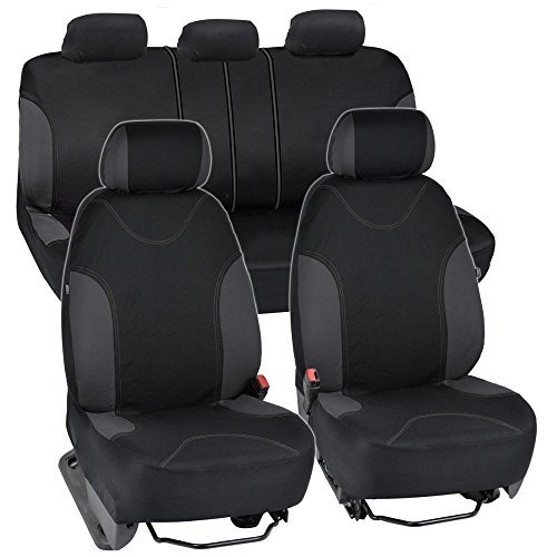 Cubiertas De Asiento De Coche Negro De Corte De Carbón De Bd