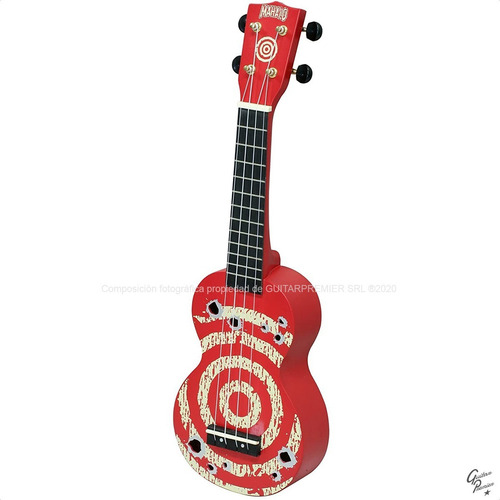 Ukelele Soprano Diseño Mahalo + Funda + Pua + Envio Gratis
