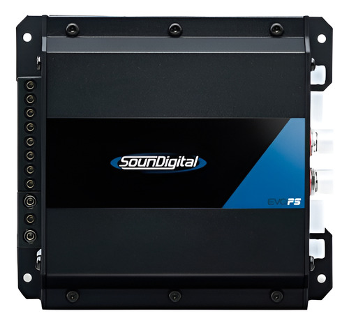 Potencia Marina Nautico Soundigital Evops 400.4 4 Ohms Color Negro
