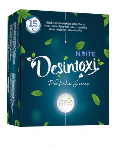 Imagem 1 de 1 de Chá Detox Eccos Desintoxi Noite Caixa Com 60 Sachês 1,5g Cd